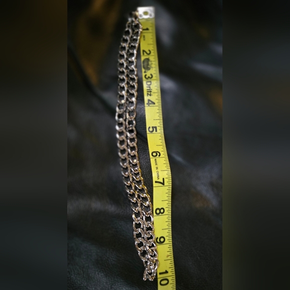 Stainless steel Men's Anchor chain 20" & 9" necklace & bracelet set - Picture 7 of 8